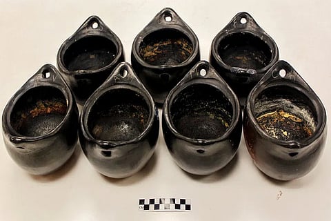 Many pots were used in this research, but no kettles