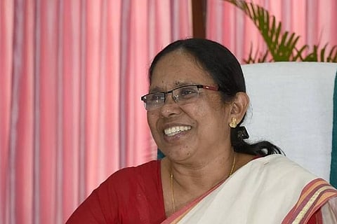 Image Courtesy:  KK Shailaja/Facebook