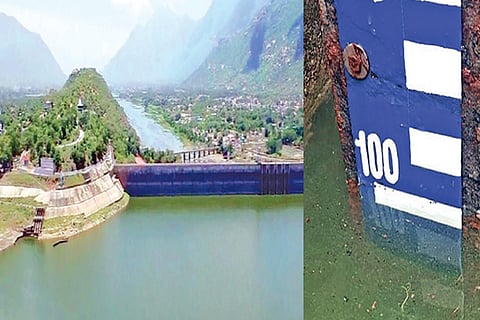 Mettur Dam with almost full capacity on Friday; water level at 100 feet