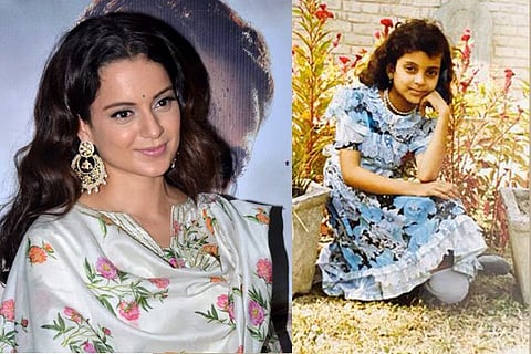 Kangana Ranaut digs out childhood picture, draws comparison to her current self