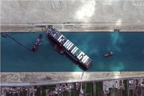 Traffic jam eases further in Suez Canal after ship unblocked