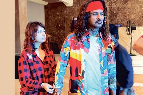 Chhavi with Prabhudheva.