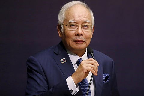Malaysian ex-PM Razak (File photo)