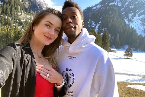 Elina Svitolina and Gael Monfils