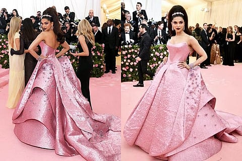 File photo: Actress Deepika Padukone in Met Gala 2019