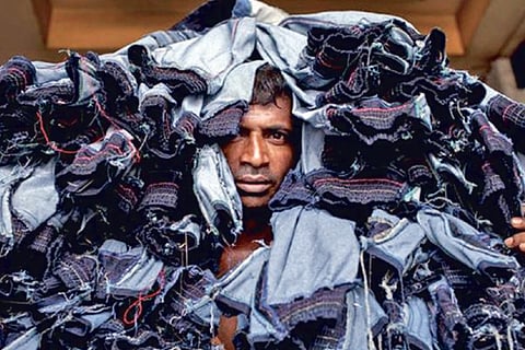 Restoring denim’s sandblasted image