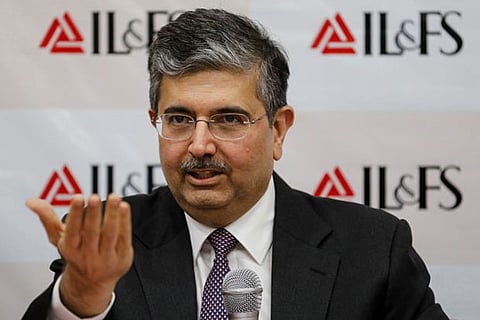 Chairman of IL and FS, Uday Kotak. File photo