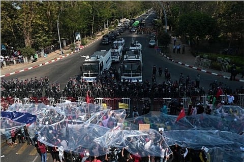 File photo: Protests in Myanmar