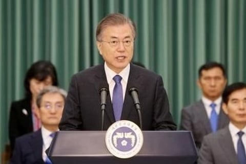 South Korean President Moon Jae-in (Image Courtesy: IANS)