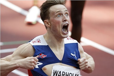 File photo: Reuters; Karsten Warholm