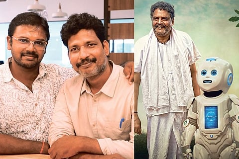 Directors Sabari and Saravanan, (R) Poster of Google Kuttappa