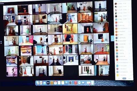 Screenshot of the virtual event