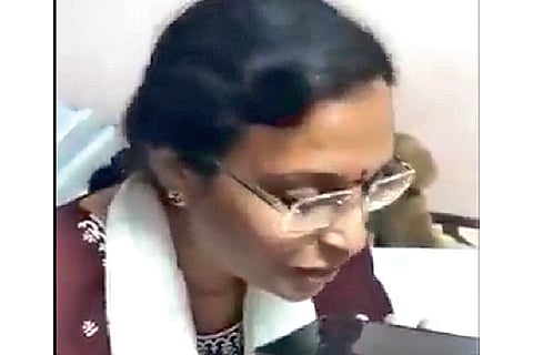 Ramya speaking to CM Stalin