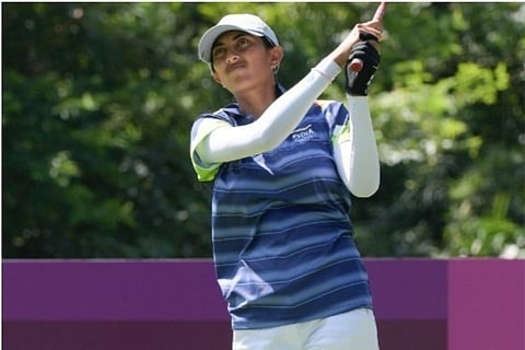 Aditi Ashok (Source: Twitter/ @OlympicGolf)