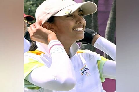 Aditi Ashok (Image source: Twitter/ANI)