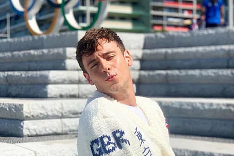 British diver Tom Daley (Source: Twitter)