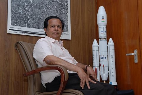 File photo: Veteran space scientist G Madhavan Nair