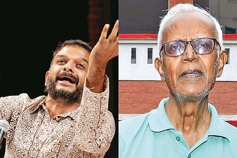 TM Krishna (left); Fr. Stan Swamy (Right)