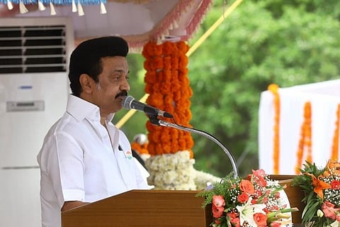 CM Stalin addresses the State during the 75th Independence day celebration