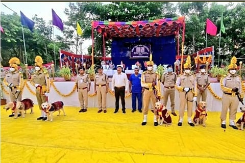 CISF sniffer dogs in Chennai retire with royal farewell