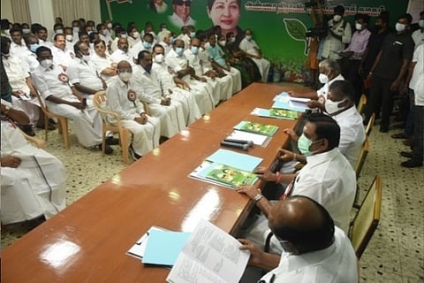 AIADMK at the Executive Committee meet