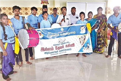 Launch of the scheme at a government school in Kodungaiyur on Wednesday