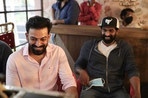 Prithviraj and Rana Daggubati(Image Courtesy: IANS)