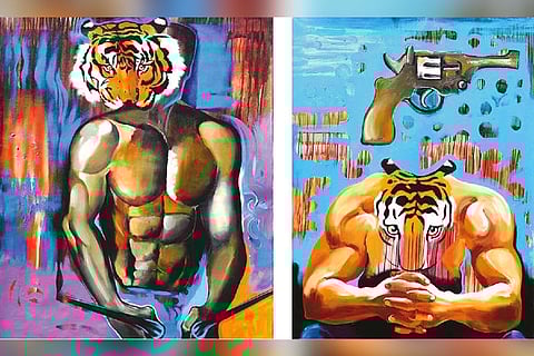 Paintings by Natesh Muthuswamy