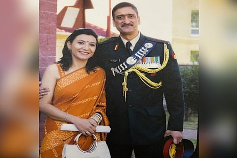 Brigadier Lakhwinder survived by his wife and his 16-year-old daughter Aashna