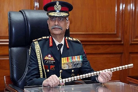India's army chief General Manoj Mukund Naravane