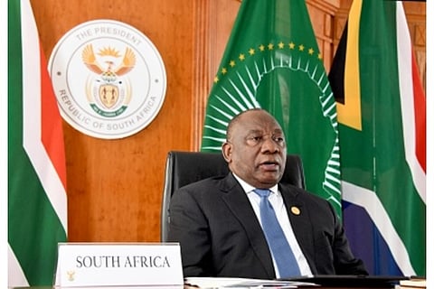 South African President Cyril Ramaphosa (Image Courtesy: IANS)
