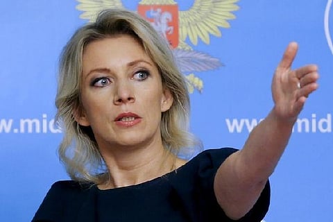 Russian Foreign Ministry's Spokeswoman Maria Zakharova. Image Courtesy: Reuters
