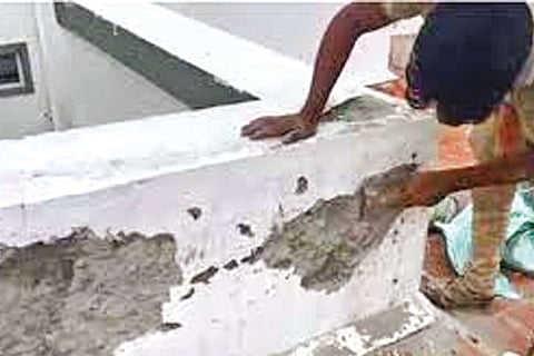 The substandard construction of KP Park tenements