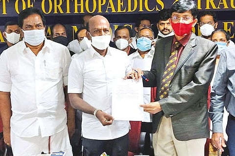 Health Minister Ma Subramanian releasing the rank list for paramedical courses in the state