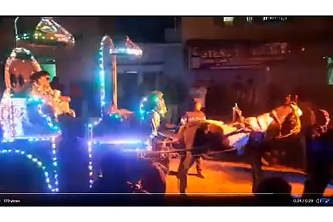 Screengrab from the video