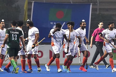 India won 4-3 vs Pakistan