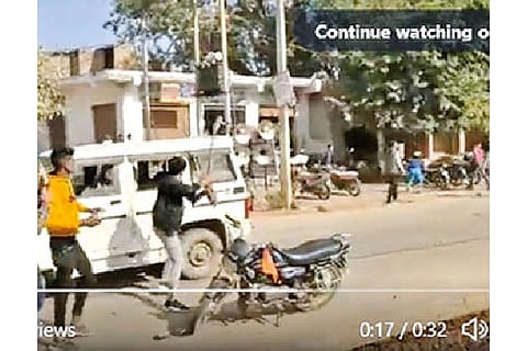 Screengrab from the video