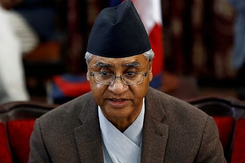 Nepal's Prime Minister Sher Bahadur Deuba