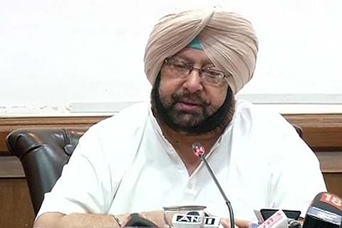 Former Punjab chief minister Amarinder Singh (Image Courtesy: ANI)