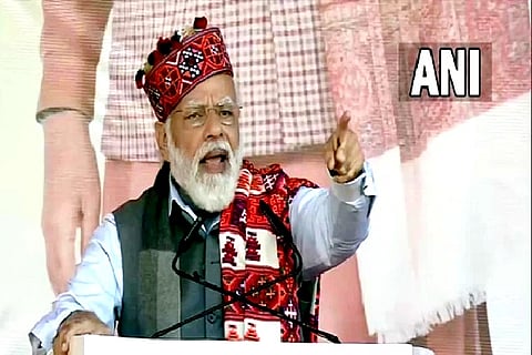 Prime Minister Narendra Modi on Monday, while inaugurating several hydropower projects in Mandi