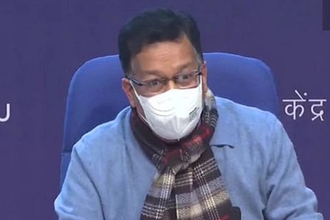 Union Health Secretary Rajesh Bhushan (Credit: ANI)