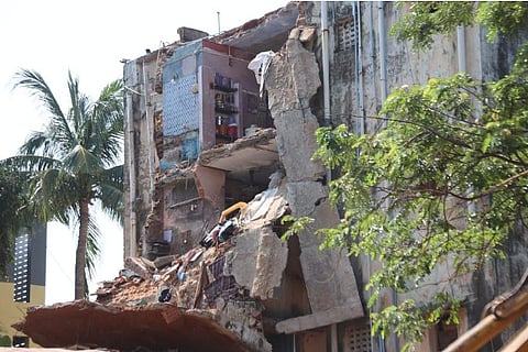 Several old buildings constructed by Slum Clearance Board need immediate attention in Chennai
