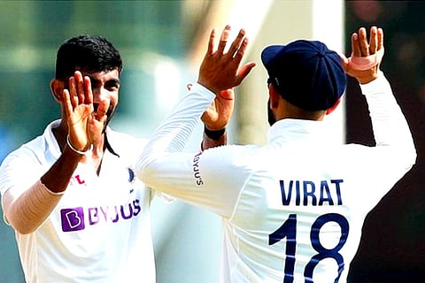 Lunch on Day 3 of the 1st test