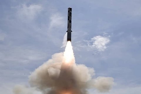 The BrahMos supersonic cruise missile (Credit: ANI)