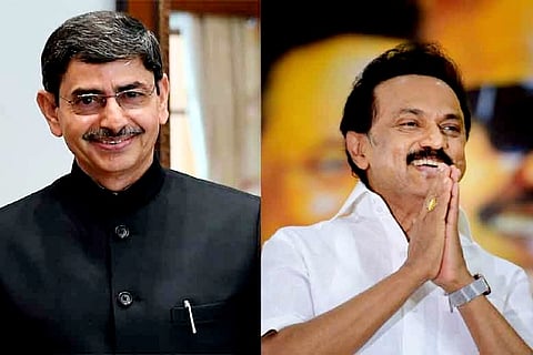 Tamil Nadu Governor R N Ravi and Chief Minister M K Stalin