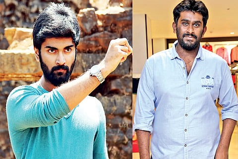 Atharvaa (L), Sam Anton