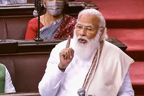 'Andolanjeevis' helped India break free of colonial rule: Farmers' body takes a jibe at Modi's Rajya Sabha speech