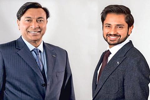 Lakshmi Mittal, Aditya Mittal