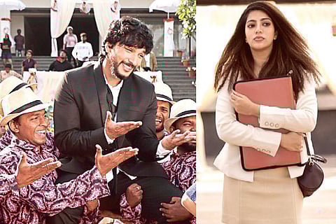 Gautham Karthik along with the dancers; Sai Priyaa