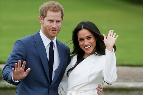 Prince Harry and wife Meghan Markle (File Pic)